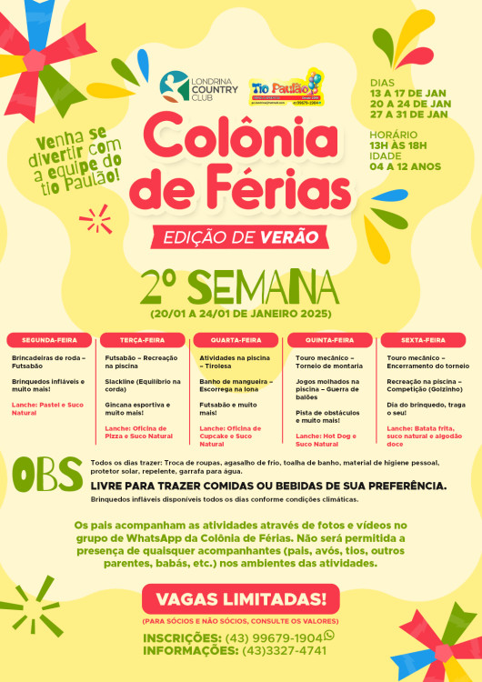 Programação  2º Semana